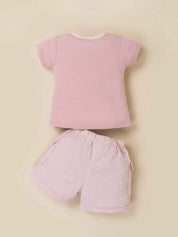 Baby Girls' Top and Shorts Clothing Set