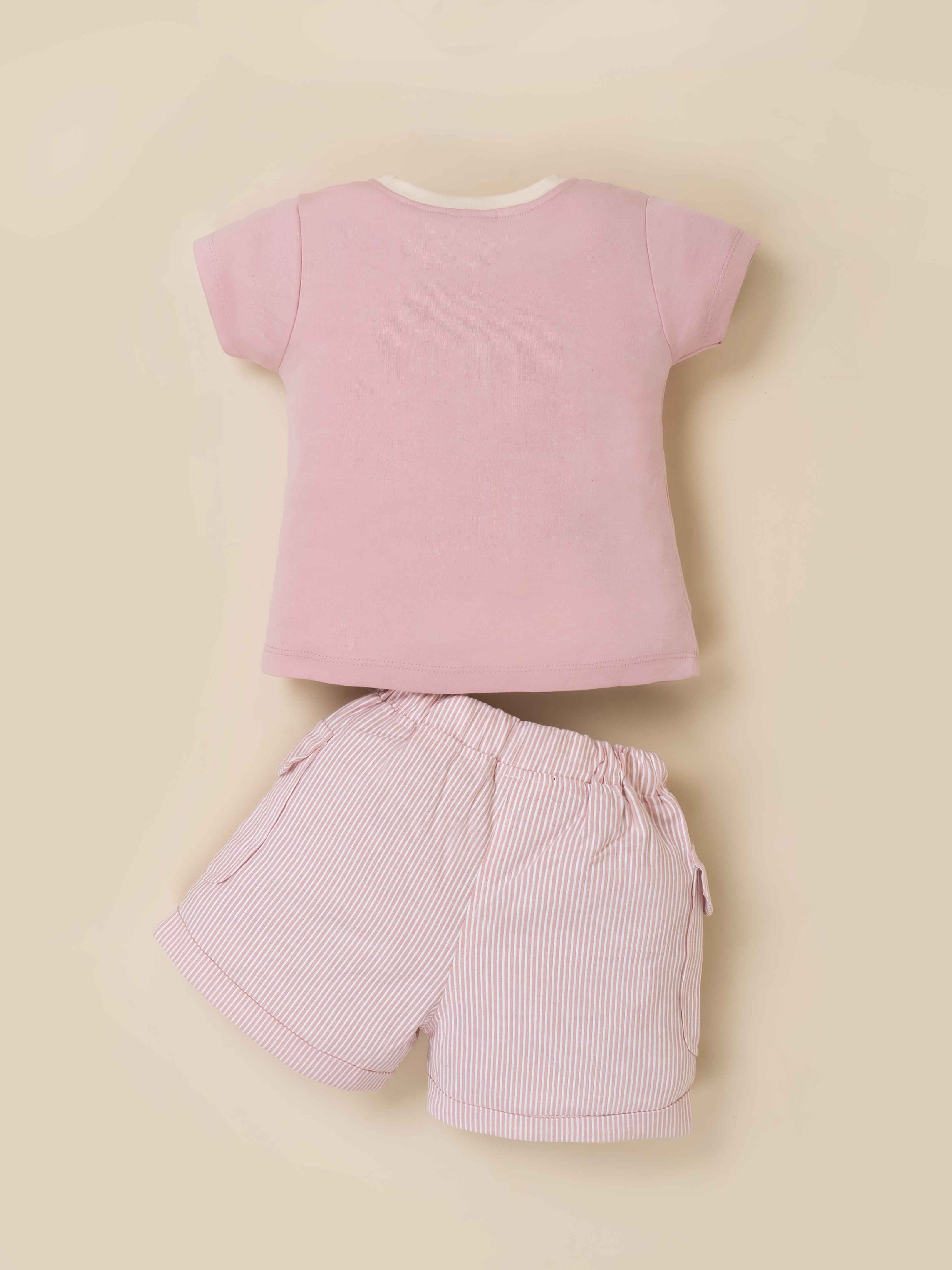 Baby Girls' Top and Shorts Clothing Set