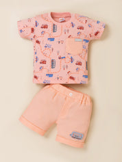 Baby Boys Casual T-Shirt with Shorts