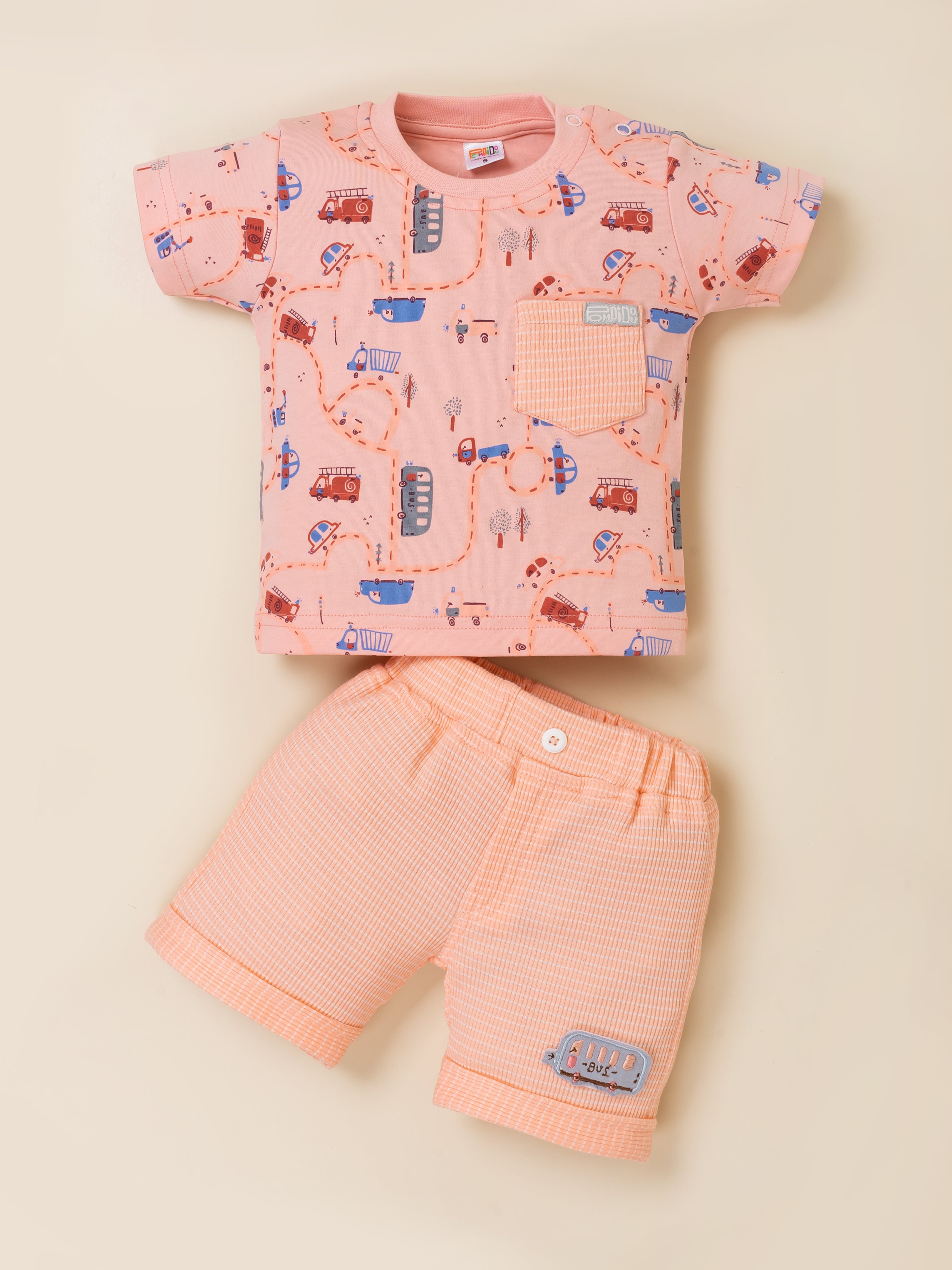 Baby Boys Casual T-Shirt with Shorts