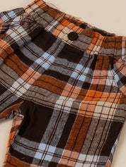 Baby Boy Plaid Vest & Trouser Set