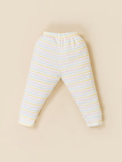 Girls Full Sleeve Top with Dungaree & Leggings Set