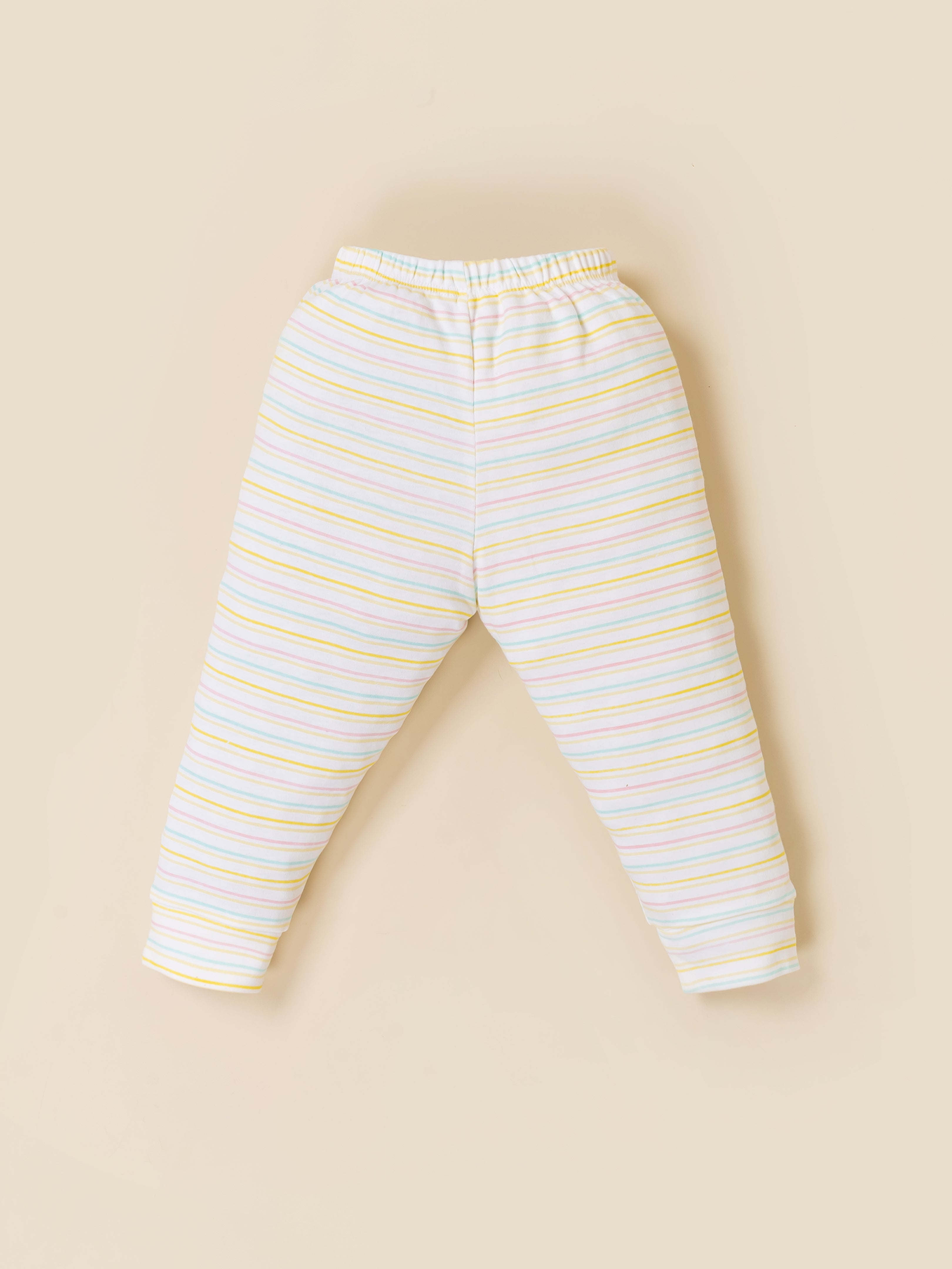 Girls Full Sleeve Top with Dungaree & Leggings Set