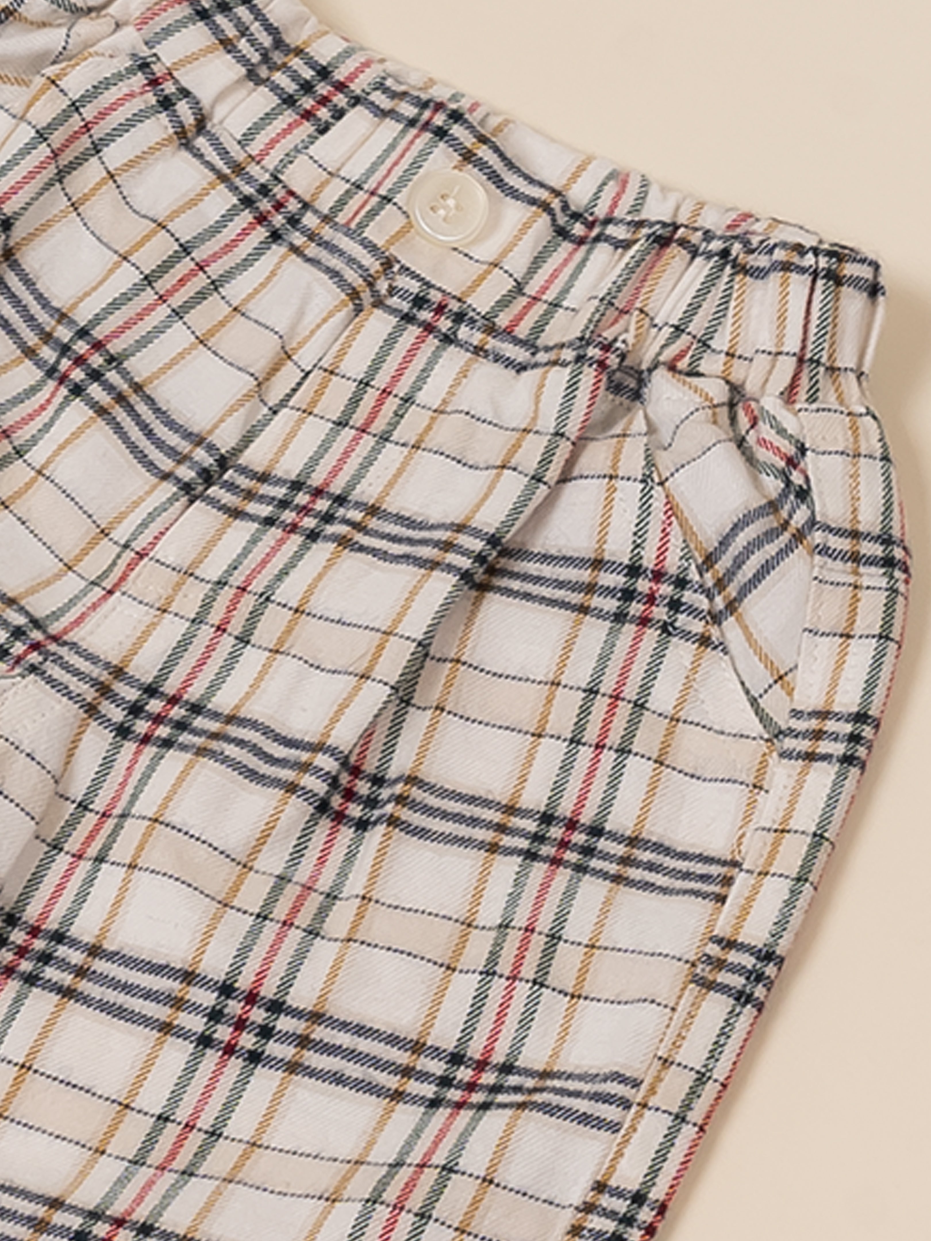 Baby Boy Plaid Vest & Trouser Set