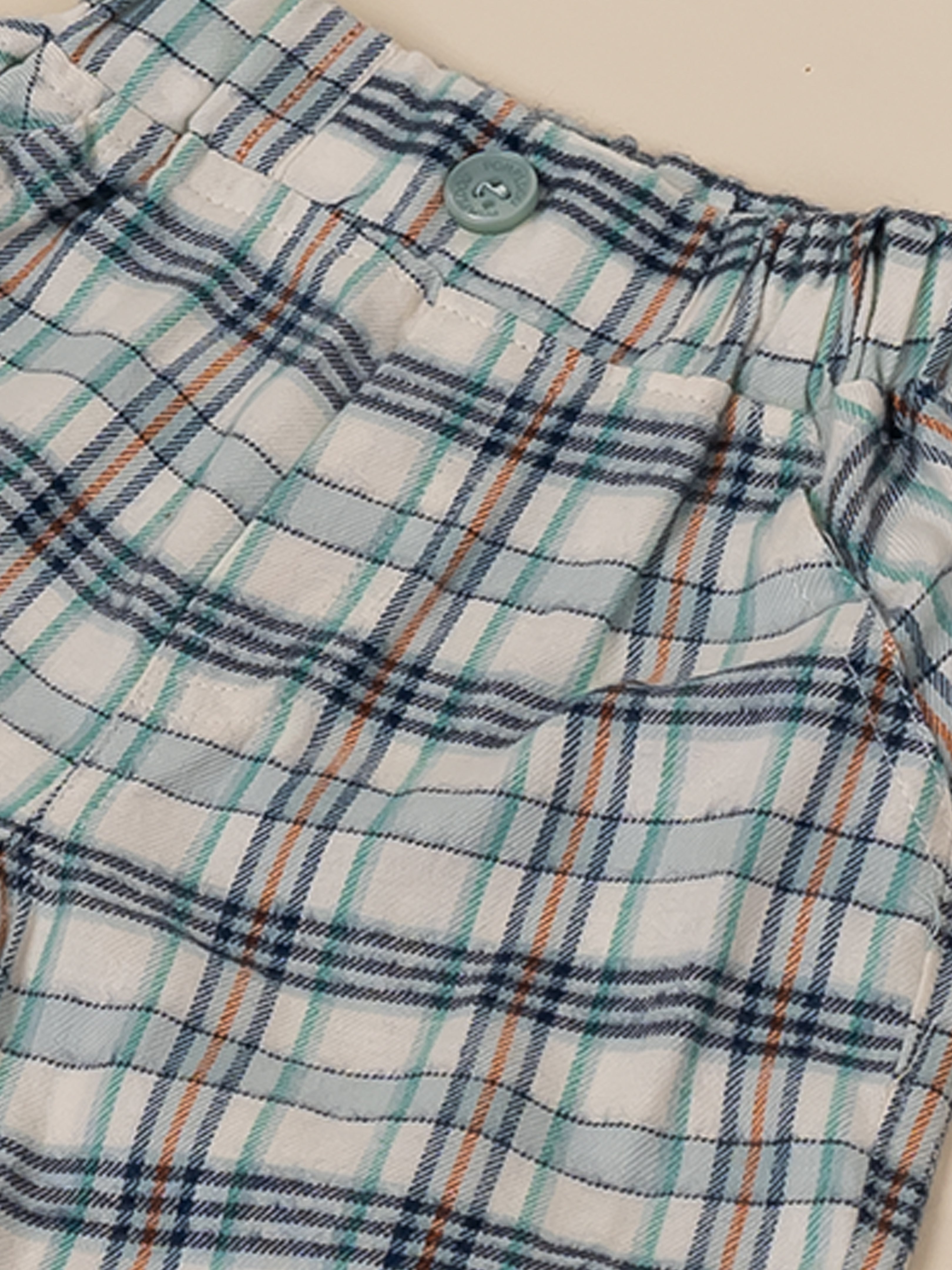Baby Boy Plaid Vest & Trouser Set