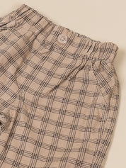 Baby Boy Plaid Vest & Trouser Set