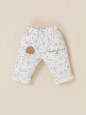 Baby Girl Jacket with Inner Top and pant Set