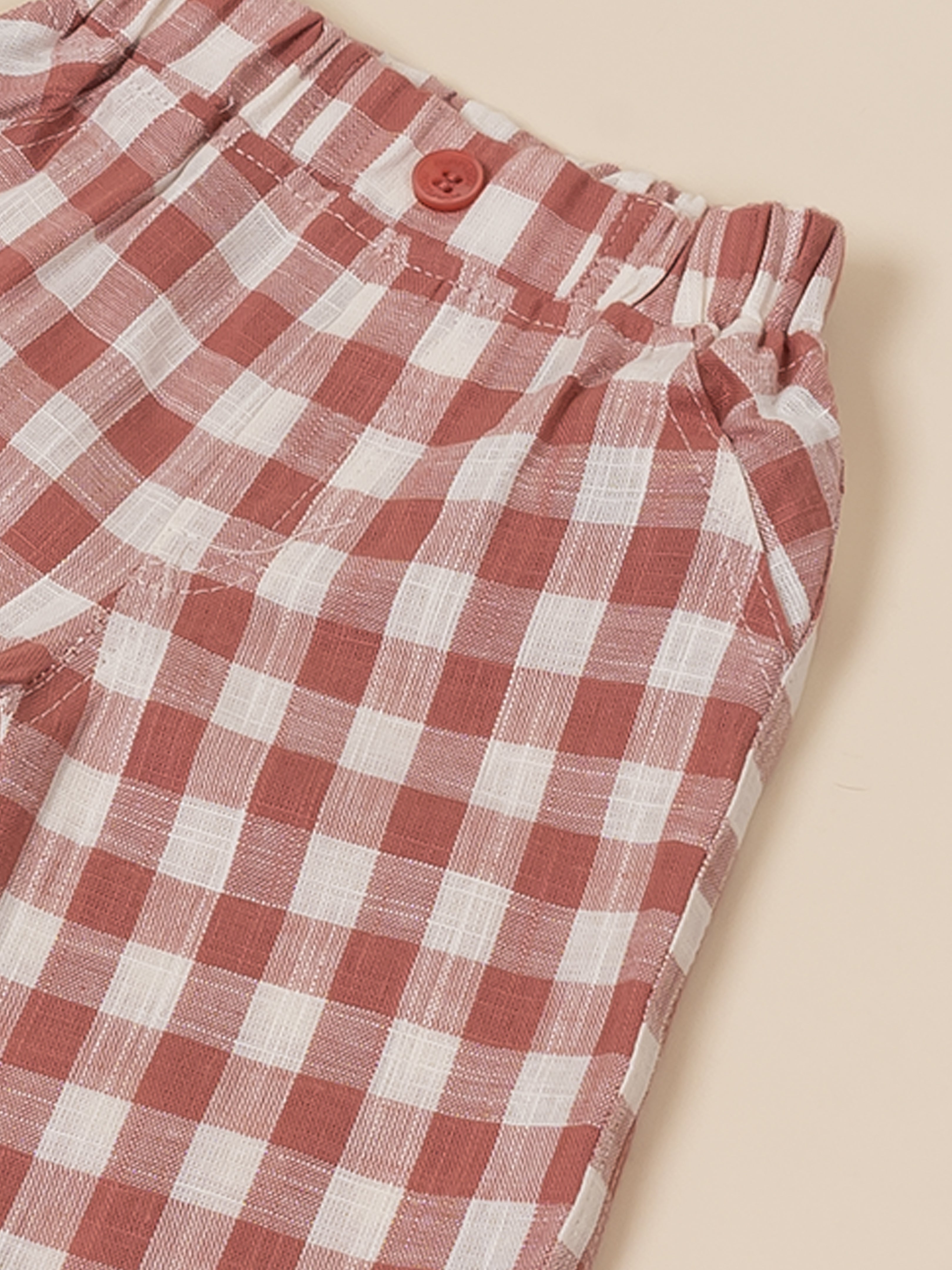 Baby Boys 3-Piece Checked Party Suit