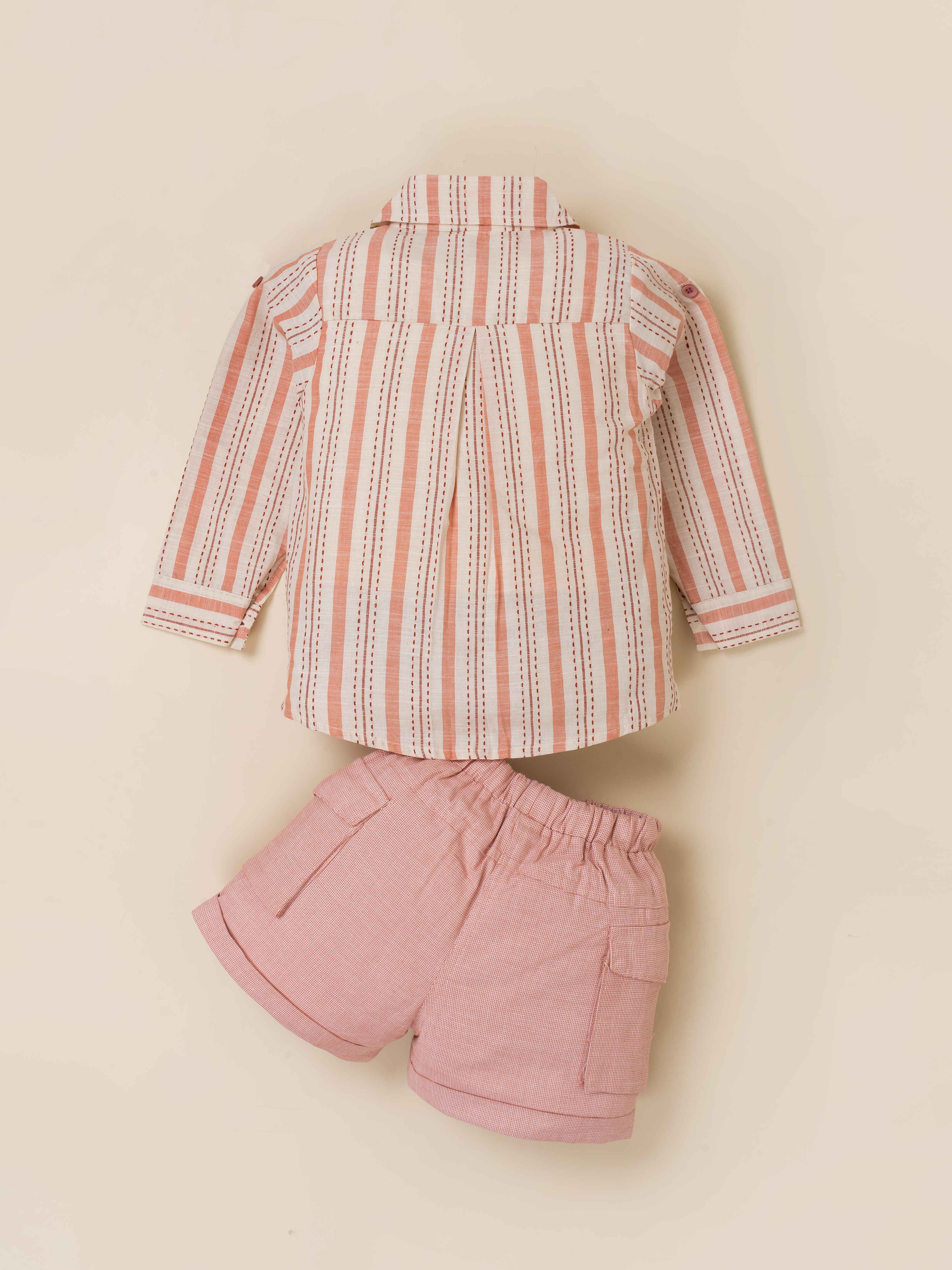 Kids' Top with Shirt & Short Clothing Set