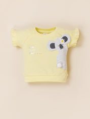 Baby Girl Clothing Set with Top, Shorts & Bodysuit