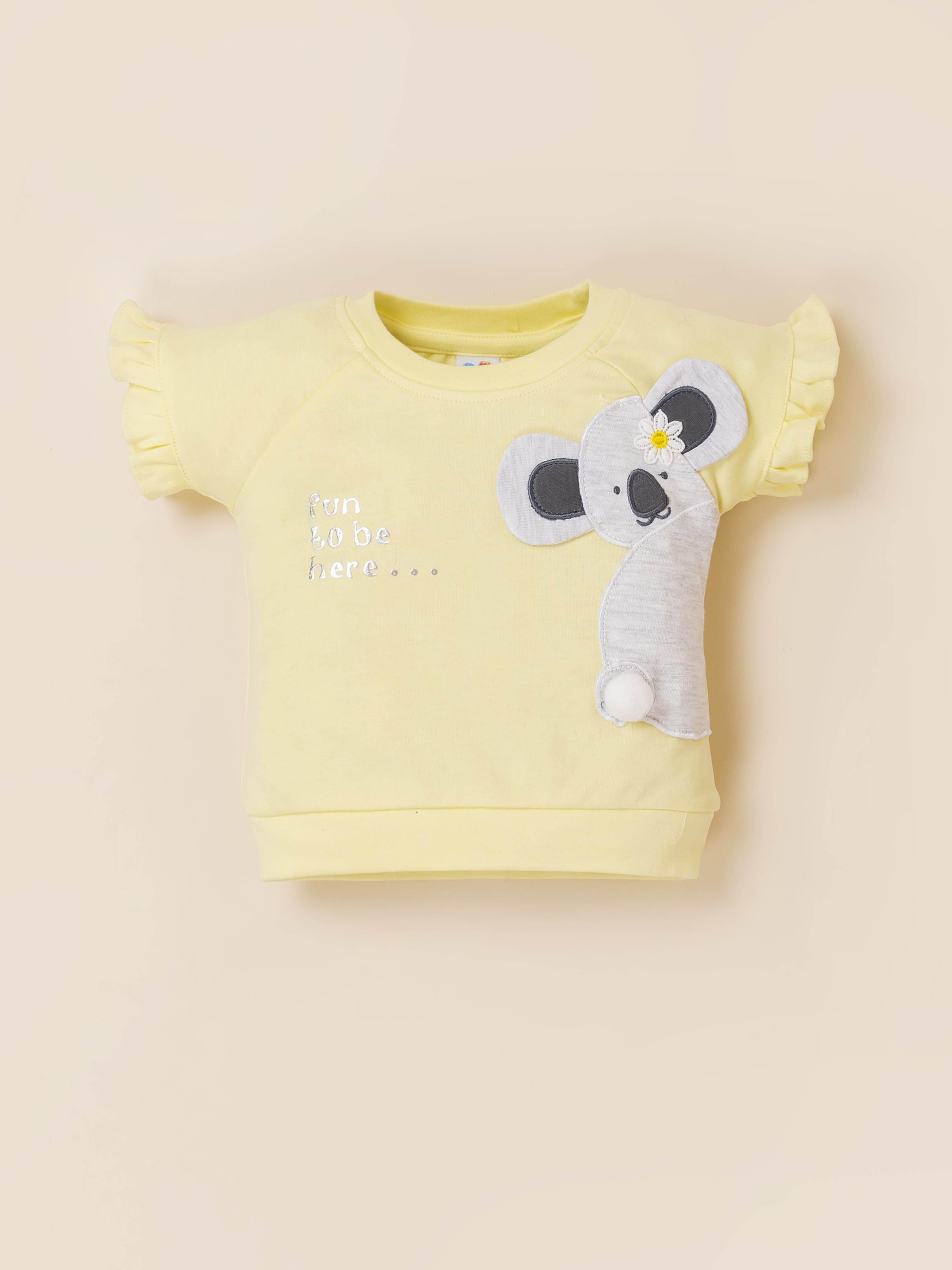 Baby Girl Clothing Set with Top, Shorts & Bodysuit