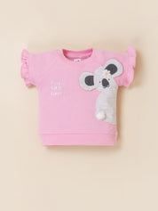Baby Girl Clothing Set with Top, Shorts & Bodysuit
