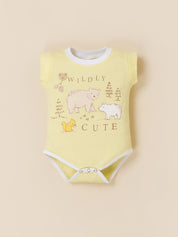 Baby Girl Clothing Set with Top, Shorts & Bodysuit