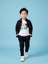 Cool Black Outfit Set for Boys