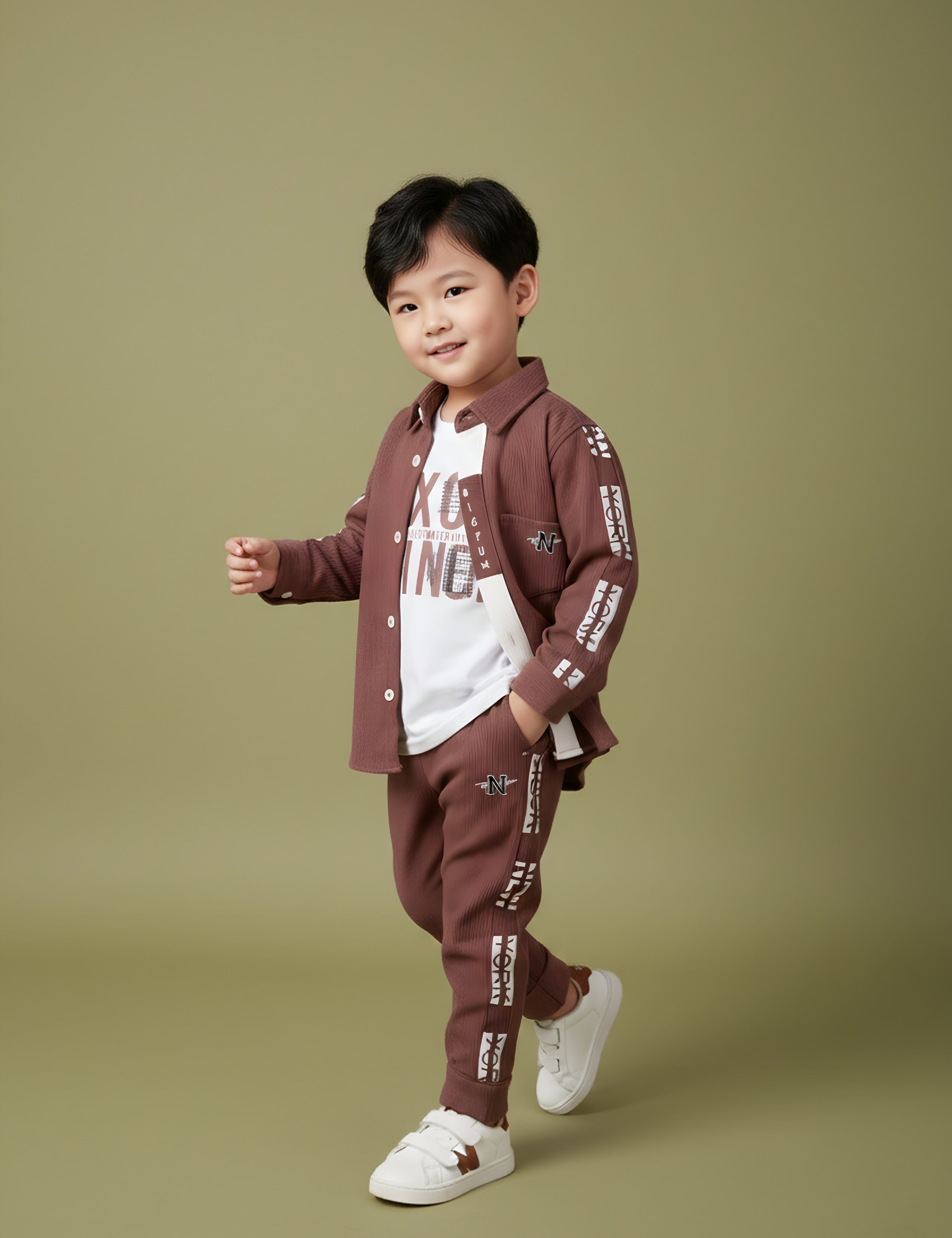 Cool Black Outfit Set for Boys