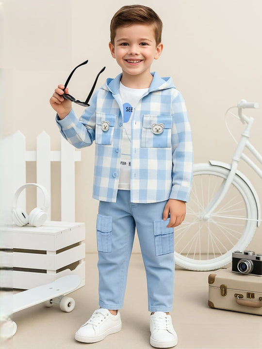 TINY TUX T-shirt & pant Clothing Set for Boys