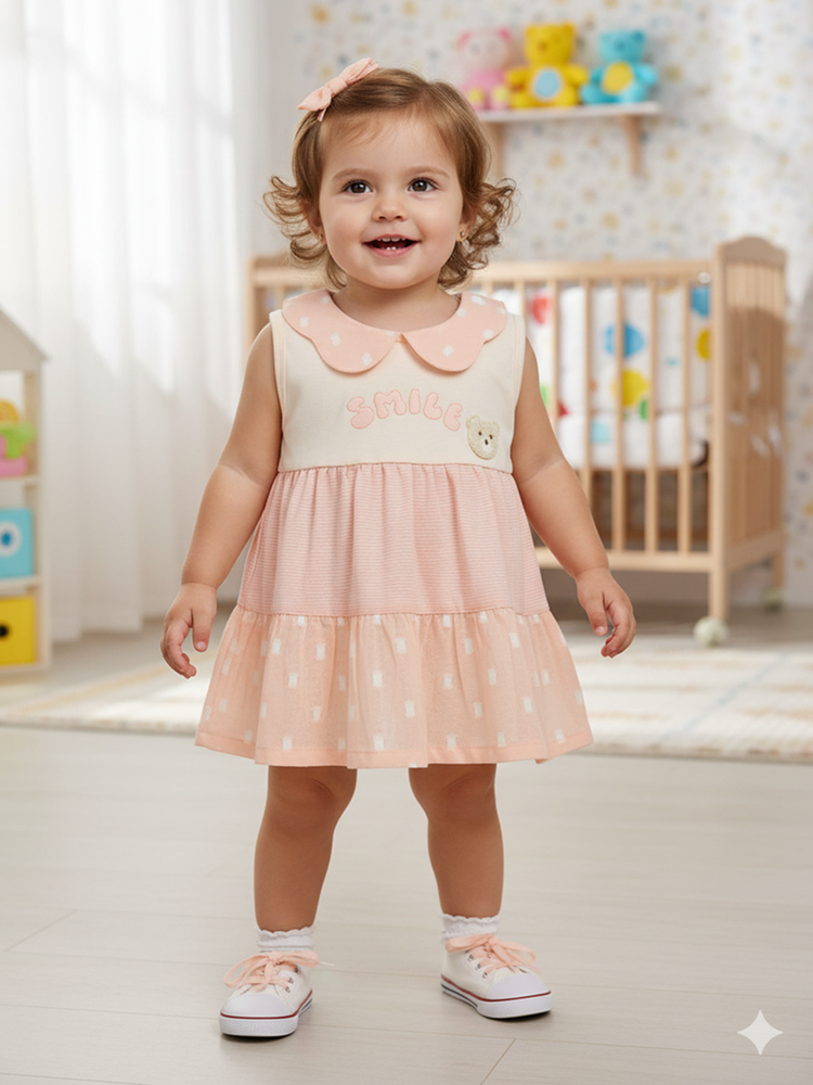 JELLY JOY Pure Cotton Fit & Flare Dress