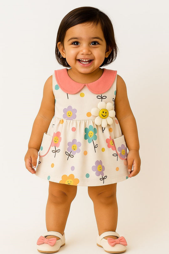 JELLY JOY A-line Frock for Kids Girls