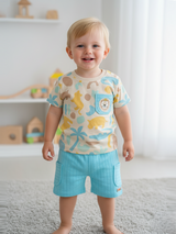 Baby Boys Casual Shirt with Shorts