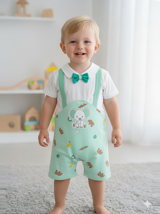 Pompidou Full Sleeves Rompers For Baby Boys