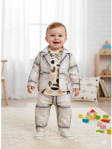 3 Piece Jacket Set for Baby Boys