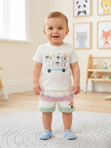 Baby Boys Casual Shirt with Shorts
