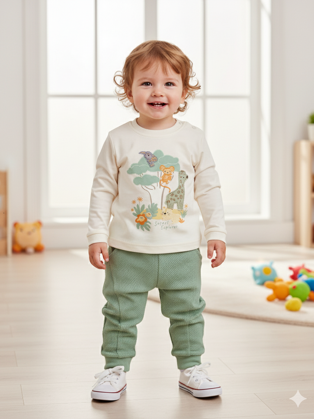 Baby Boys Casual Shirt with Shorts