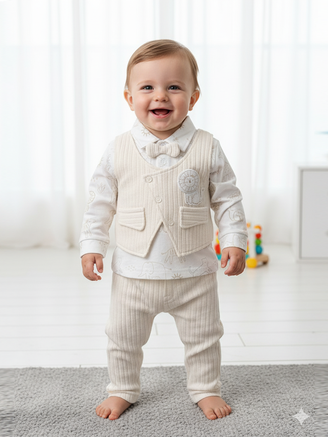 3 Piece Jacket Set for Baby Boys