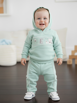 Baby Boys Casual Hooded Shirt with Pant
