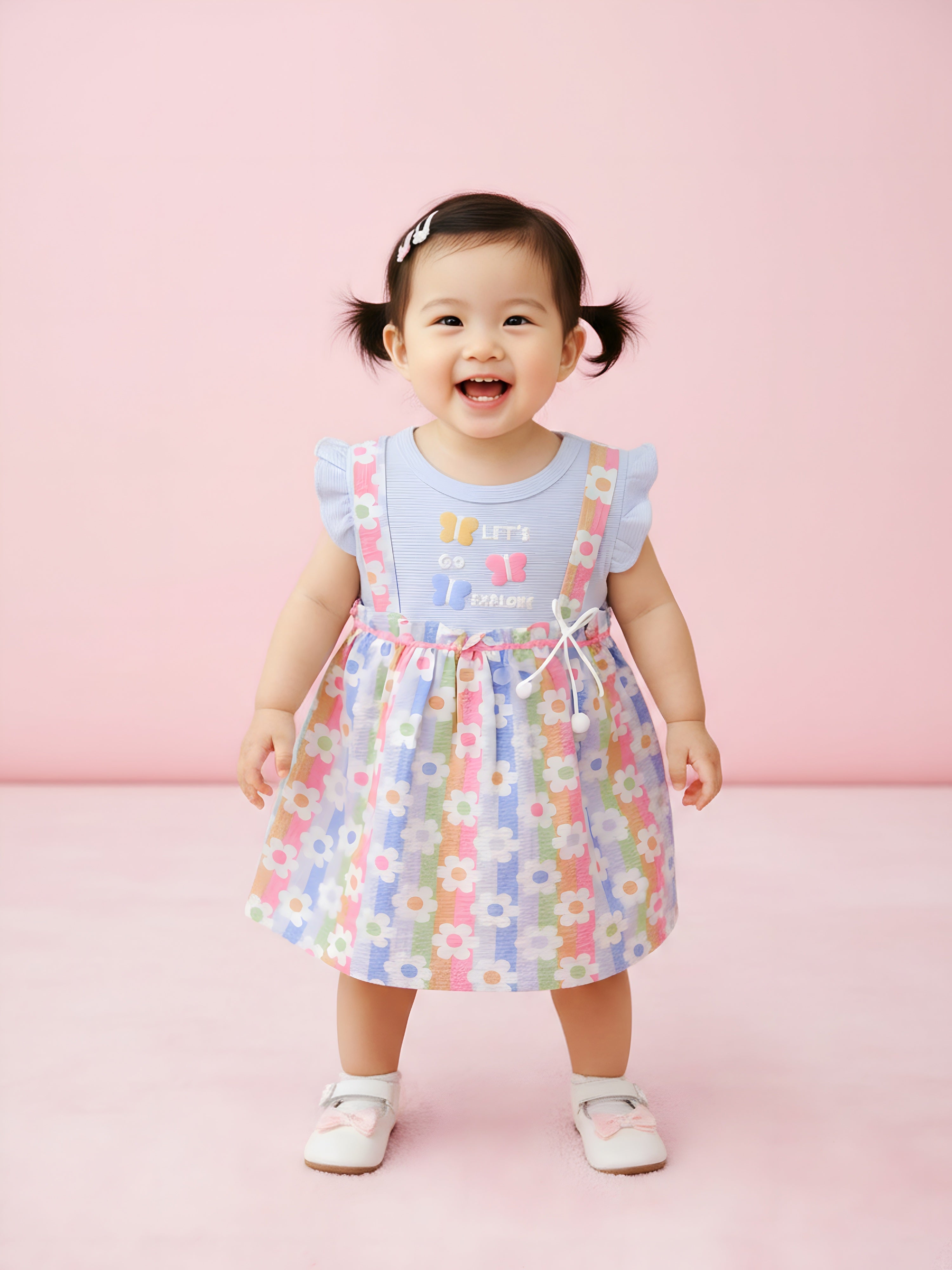 Cotton Dunagree Set for New Born Baby