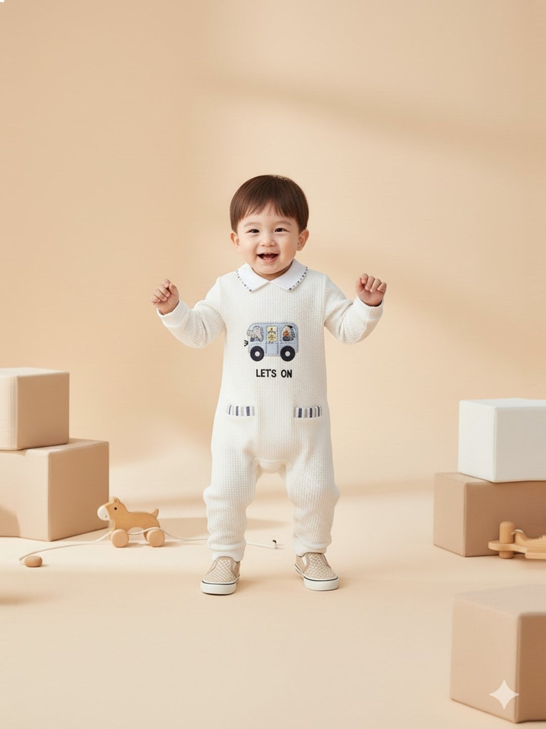 Full Sleeves Rompers For Baby Boys