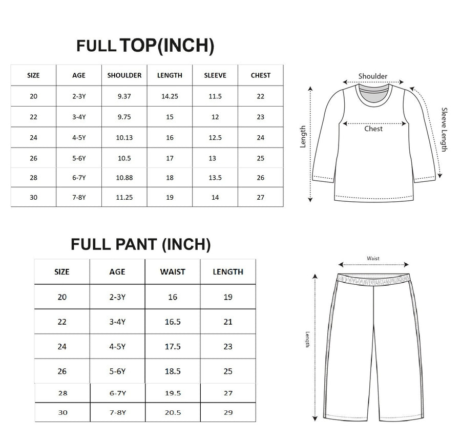 Top with Jeans Set Casual Wear size chart