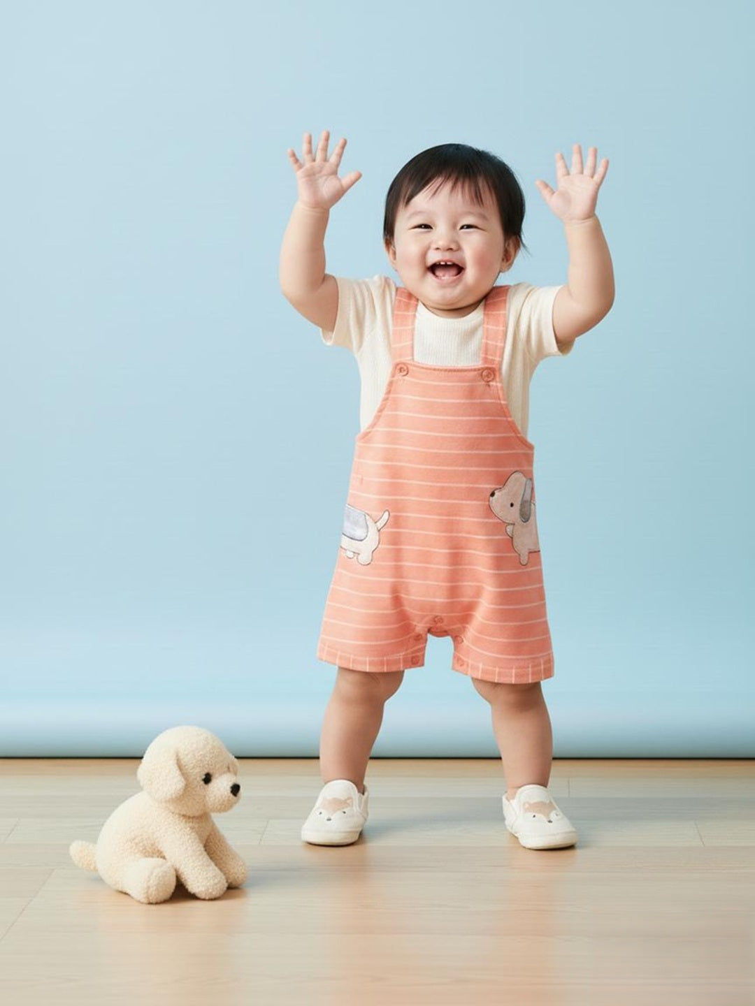 Printed half Sleeves Dungree For Baby Boys