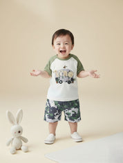 Baby Boys Casual Shirt with Shorts