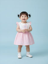 Baby Girls Heart Print Frock with Panty