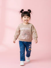 Girls Sweatshirt & Jeans Set