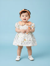 Baby Girl Printed Cotton Frock Dress