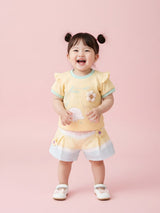 Infant Girls Cotton T-Shirt & Shorts Set