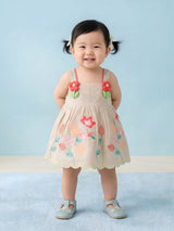 Baby Girl Sleeveless Cotton Frock Dress