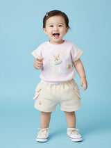 Baby Girl Cotton Top & Shorts Set
