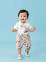 Baby  Boys'  Artistic Polo Romper