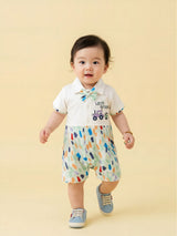 Baby  Boys'  Artistic Polo Romper