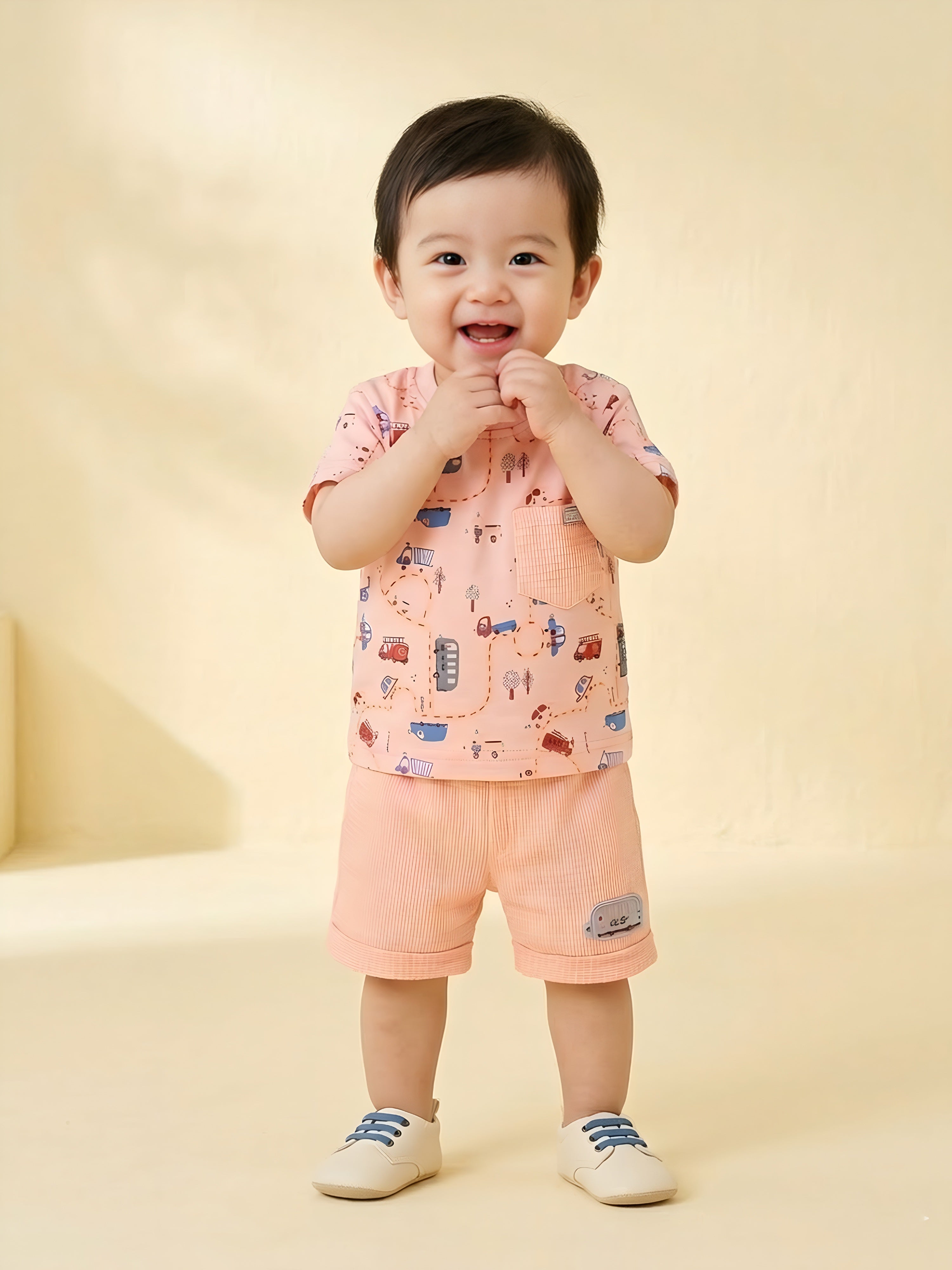 Baby Boys Casual T-Shirt with Shorts