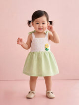 Baby Girl Sleeveless Cotton Frock Dress