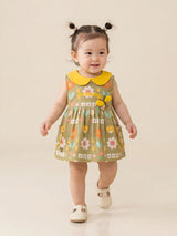 Baby Girl Floral Peter Pan Collar Dress