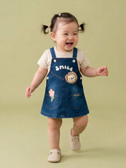 Baby Girl Denim Dungaree Dress