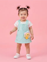 Baby Girl Dungaree Set