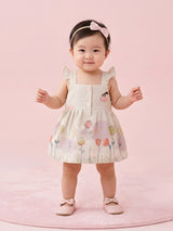 Baby Girls Floral Printed Sleeveless Dress