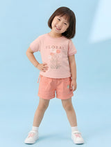 Girls T-Shirt & Shorts Co-ord Outfit Set