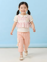 Girls Stylish Top & Capri Pant Set